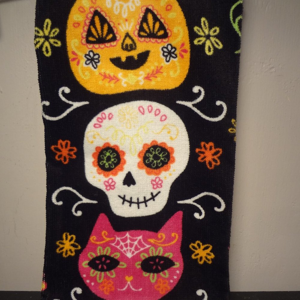 Sugar Skulls Trio Kitchen Towel